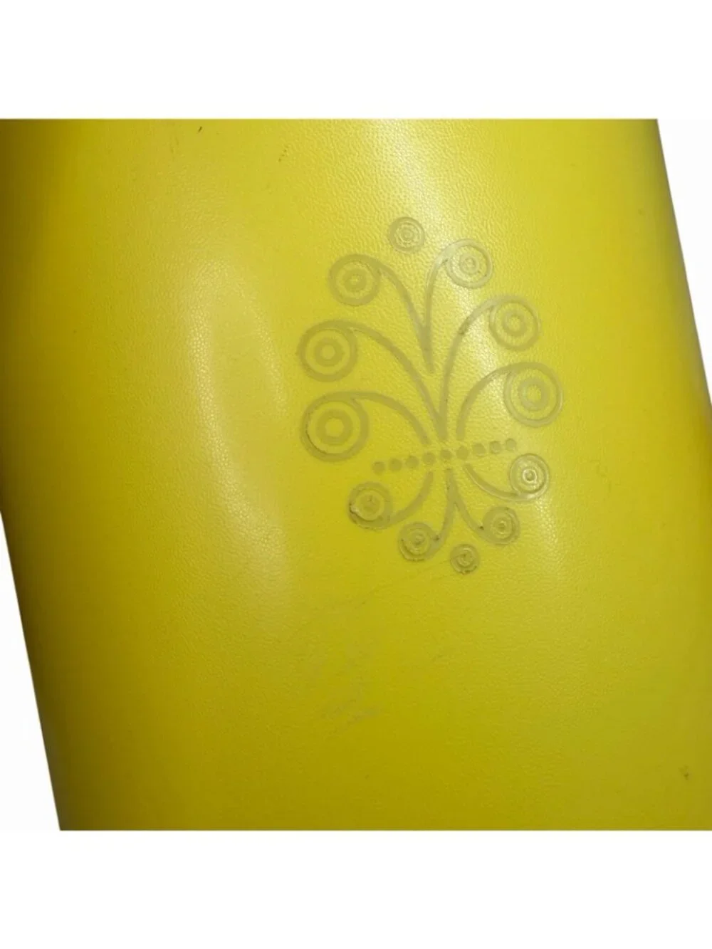 VTG Set of 3 Tupperware Servalier Canisters Retro Orange & Yellow W/Lids